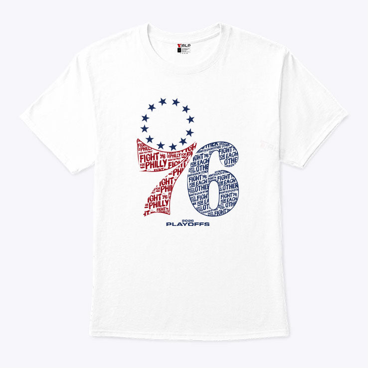 Philadelphia 76ers Playoffs 2026 T Shirt