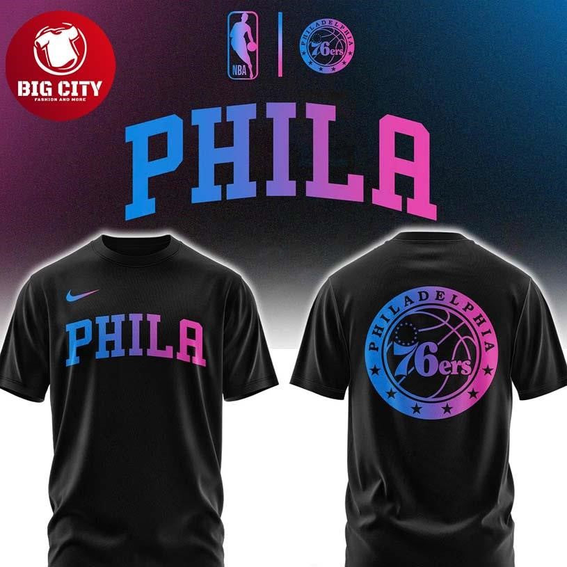 Philadelphia 76ers x Cyberpunk Night 2026 NBA Champs Two Sided Shirt