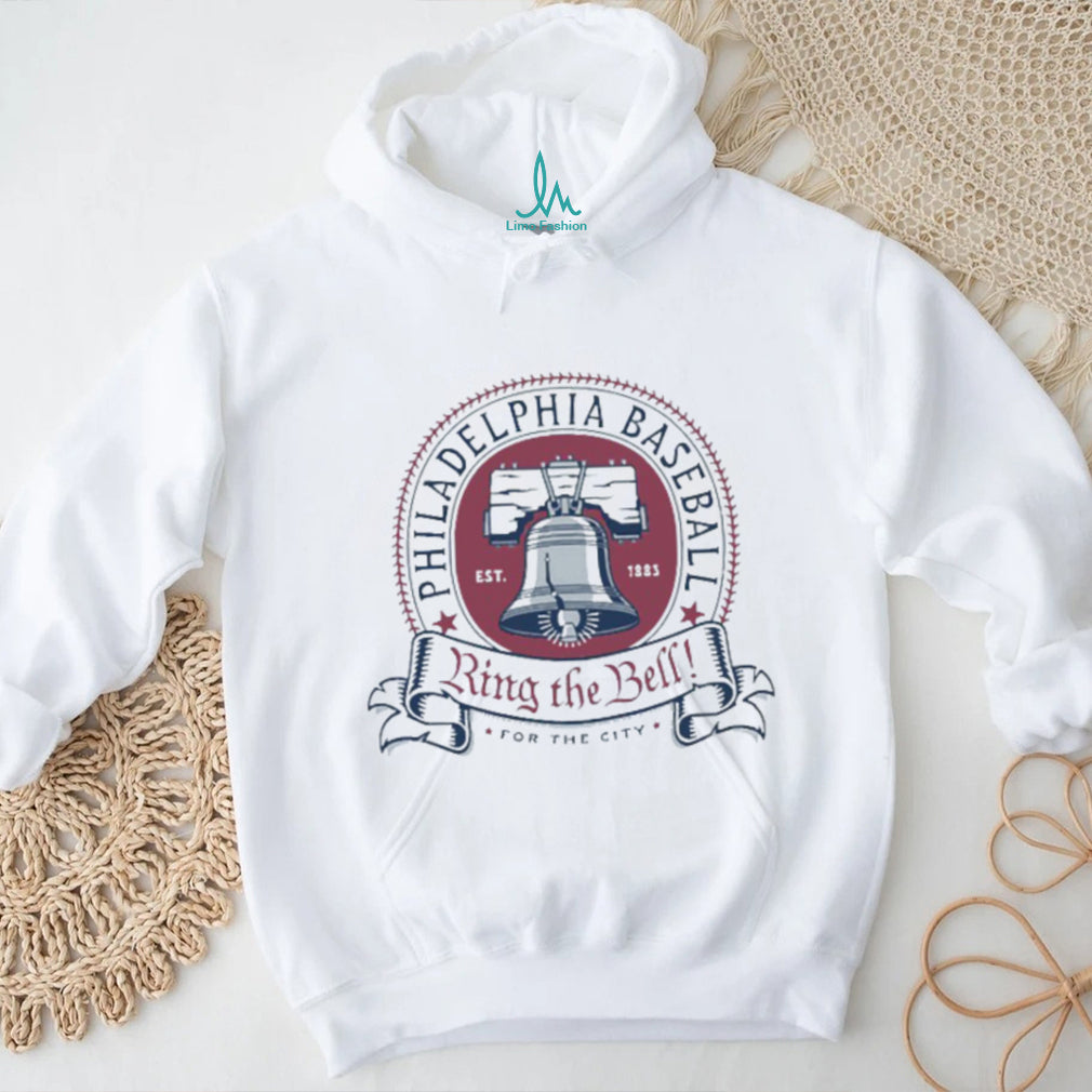 Philadelphia Baseball Ring The Bell Liberty Bell Logo T Shirt