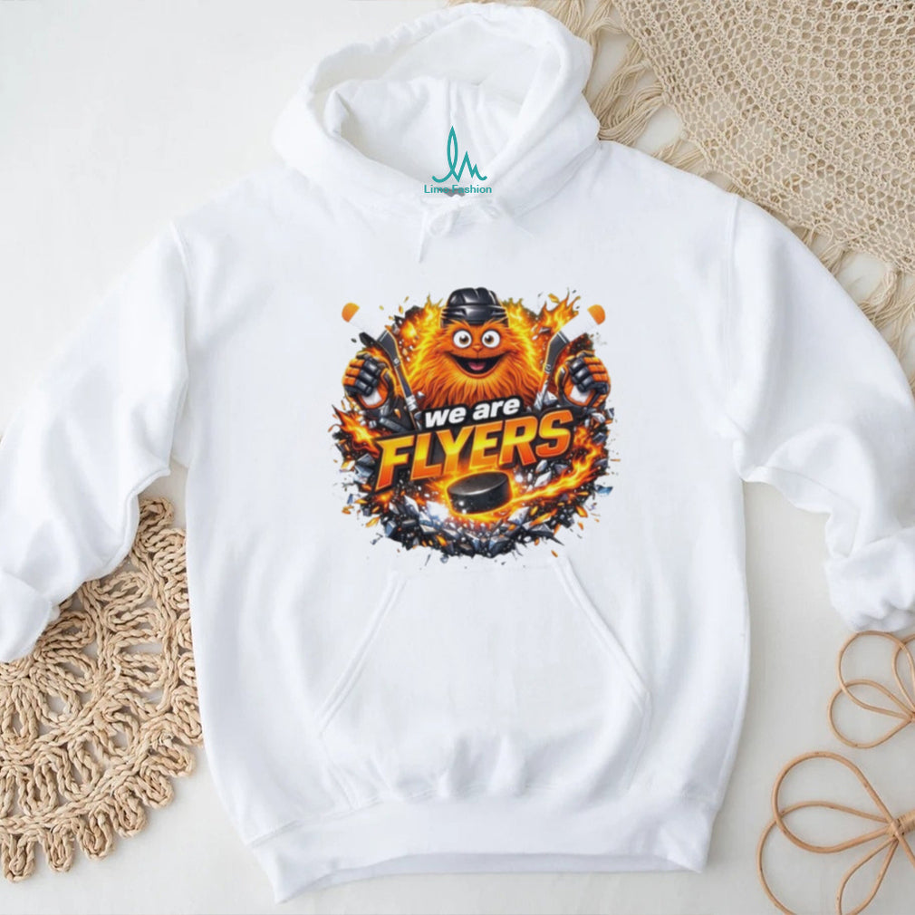 Philadelphia Flyers Gritty Mascot We Are Flyers Hockey Fan Retro Men Women T Shirt