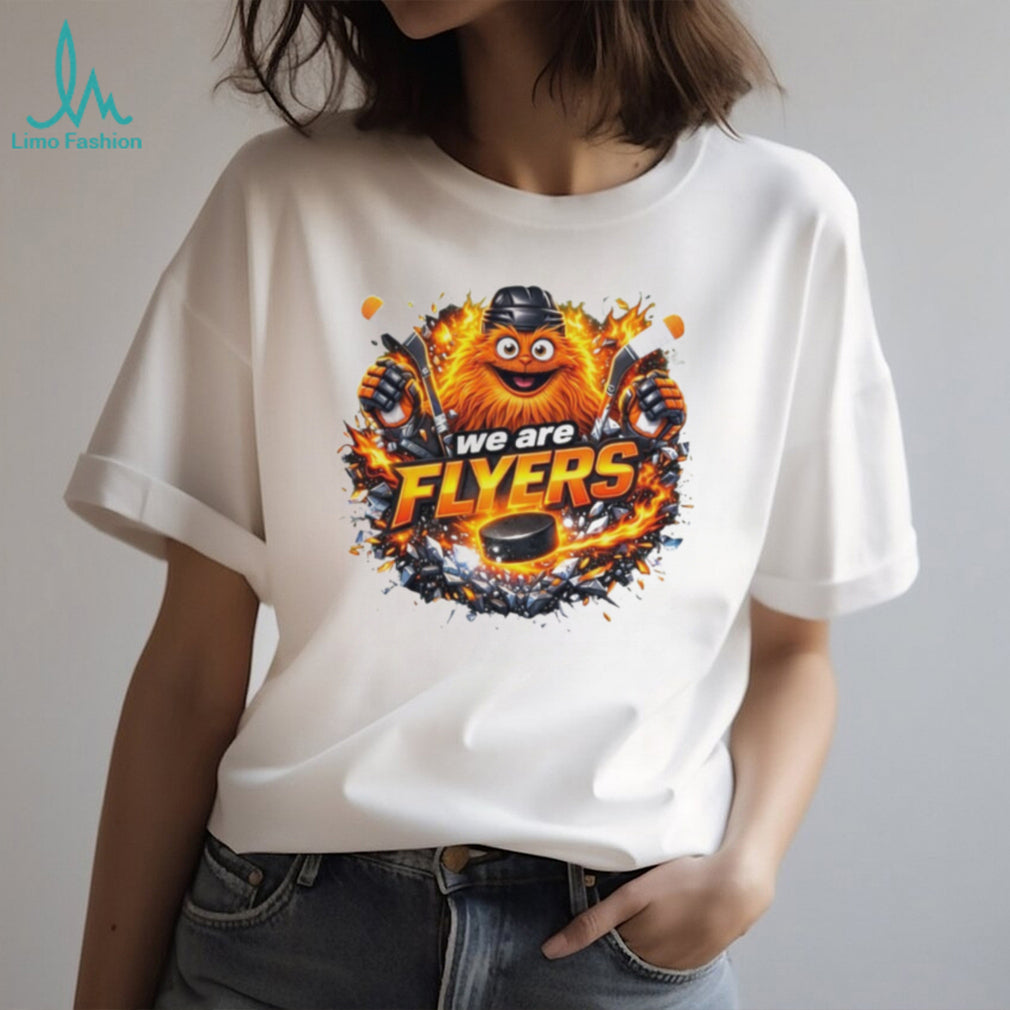 Philadelphia Flyers Gritty Mascot We Are Flyers Hockey Fan Retro Men Women T Shirt