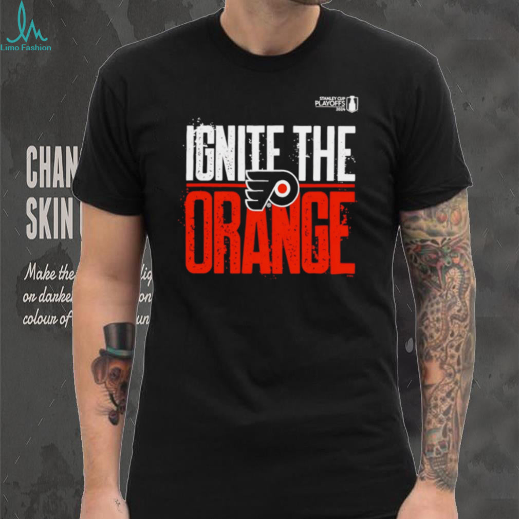 Philadelphia Flyers Ignite The Orange 2024 Stanley Cup Playoffs T Shirt