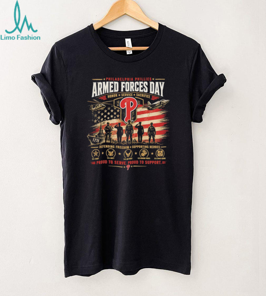 Philadelphia Phillies Armed Forces Day Military Appreciation Graphic T Shirt