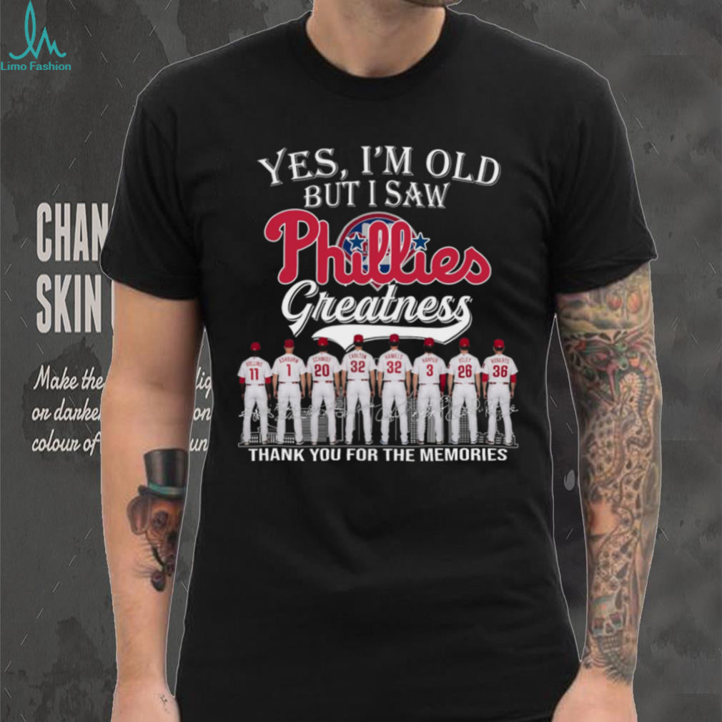 Philadelphia Phillies Baseball Team Legends Retro Style Greatness Gift For Loyal Fans Shirt