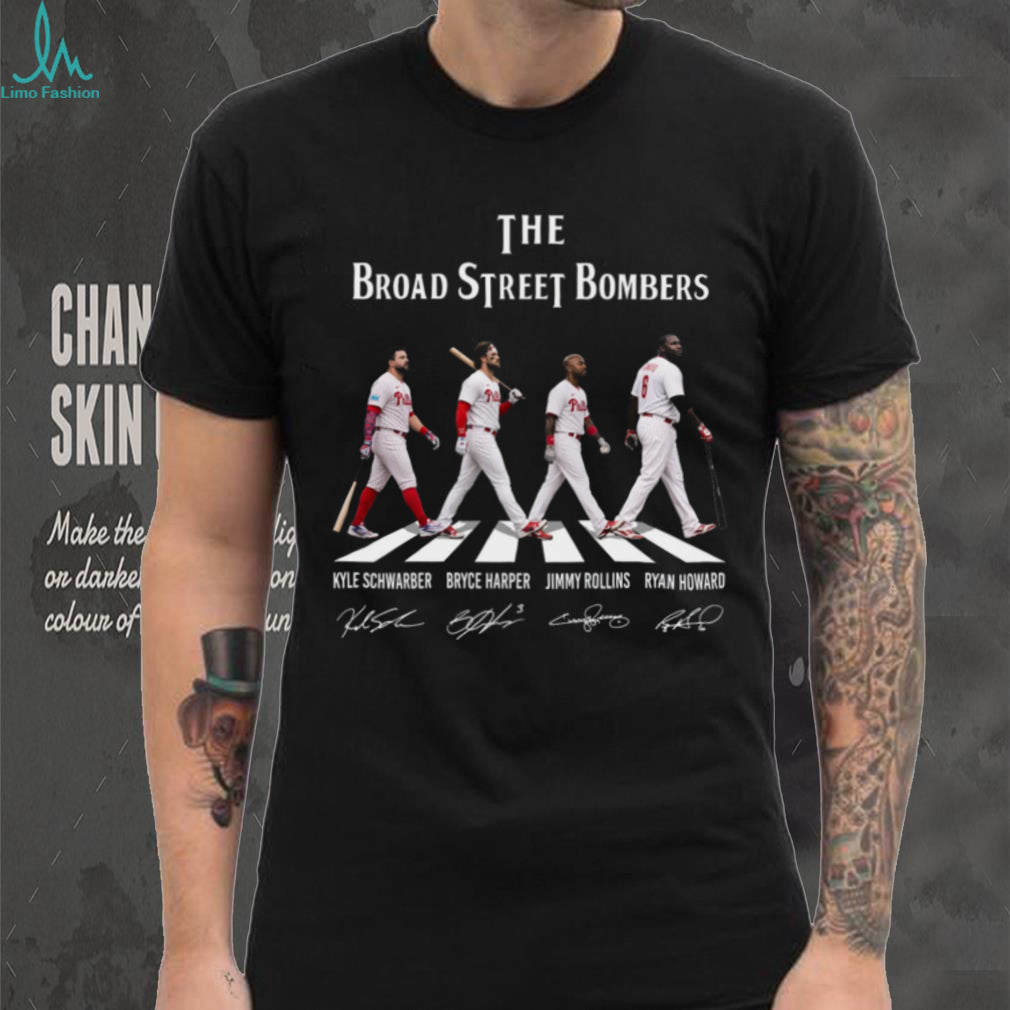 Philadelphia Phillies Broad Street Bombers Retro Baseball Legends Men Women Fans Shirt
