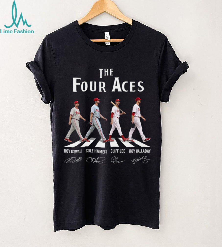 Philadelphia Phillies Four Aces Baseball Vintage Style Men Women Dedicated Fans Shirt