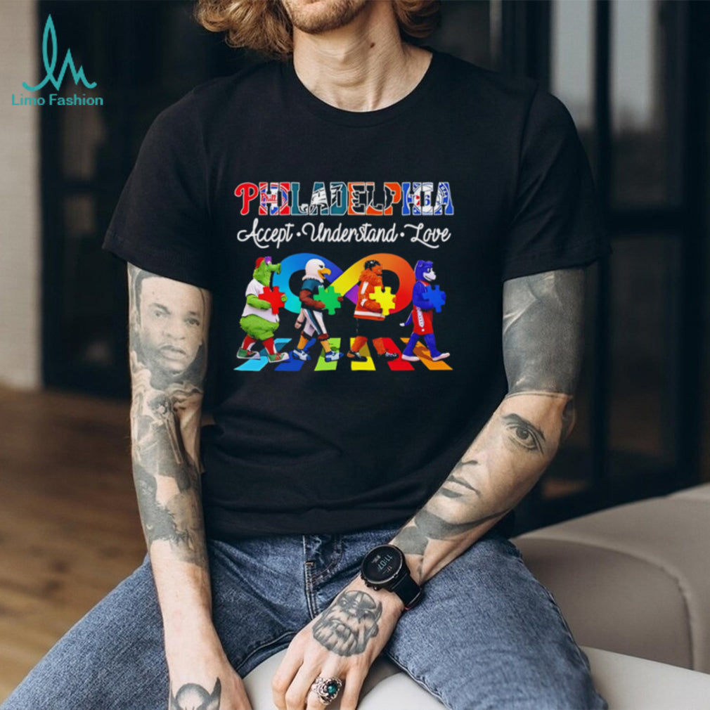 Philadelphia accept understand love mascot shirt