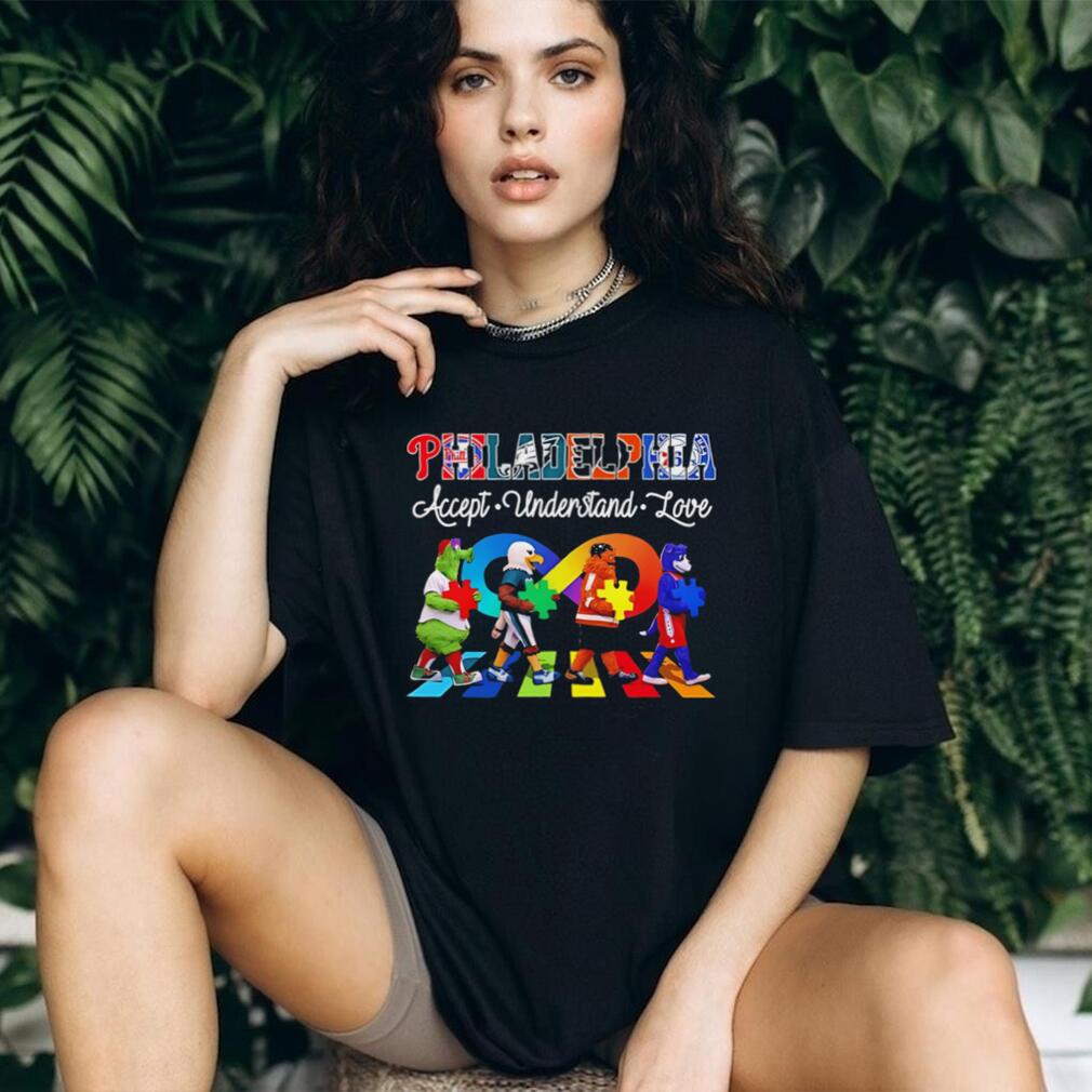Philadelphia accept understand love mascot shirt