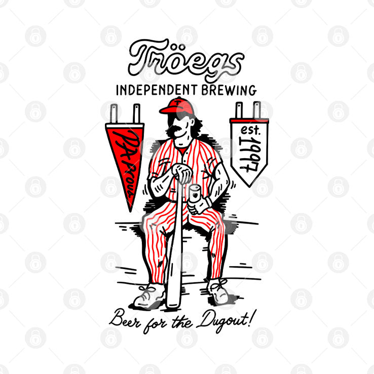 Phillies Troegs Independent Brewing T Shirt