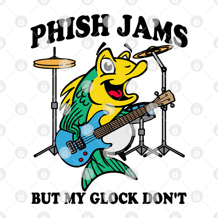 Phish Jams But My Glock Don’t T Shirt