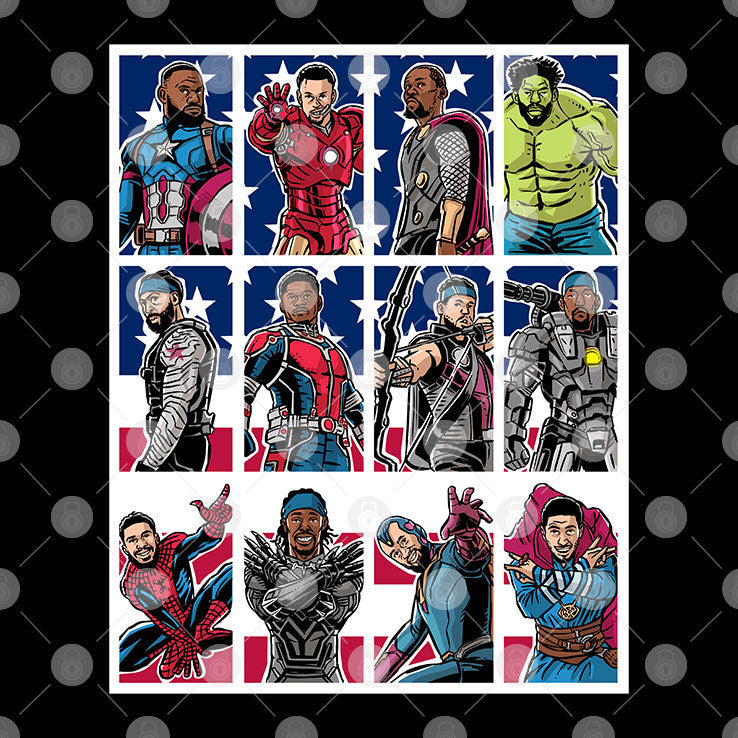 Pick Your Avenger USA Basketball Olympic Paris 2024 Shirt