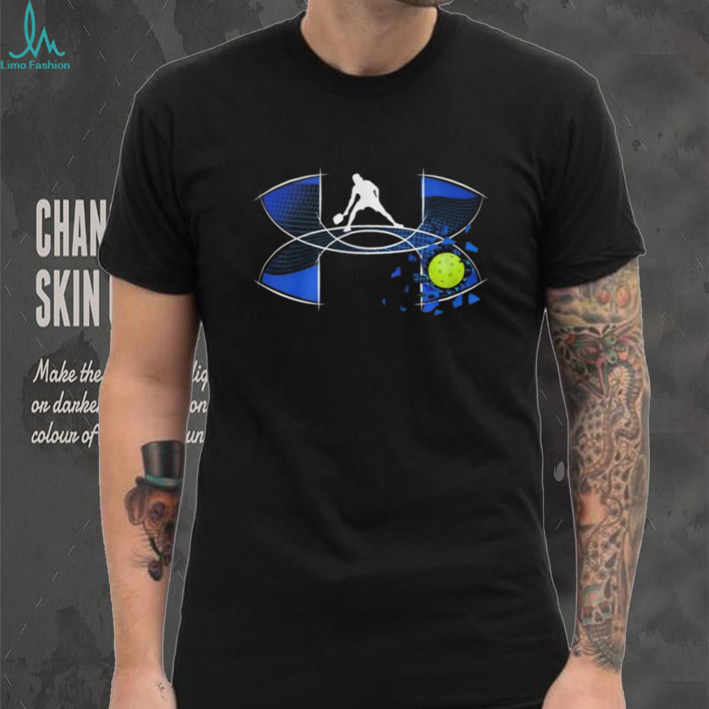 Pickleball Player Silhouette Performance Graphic T Shirt