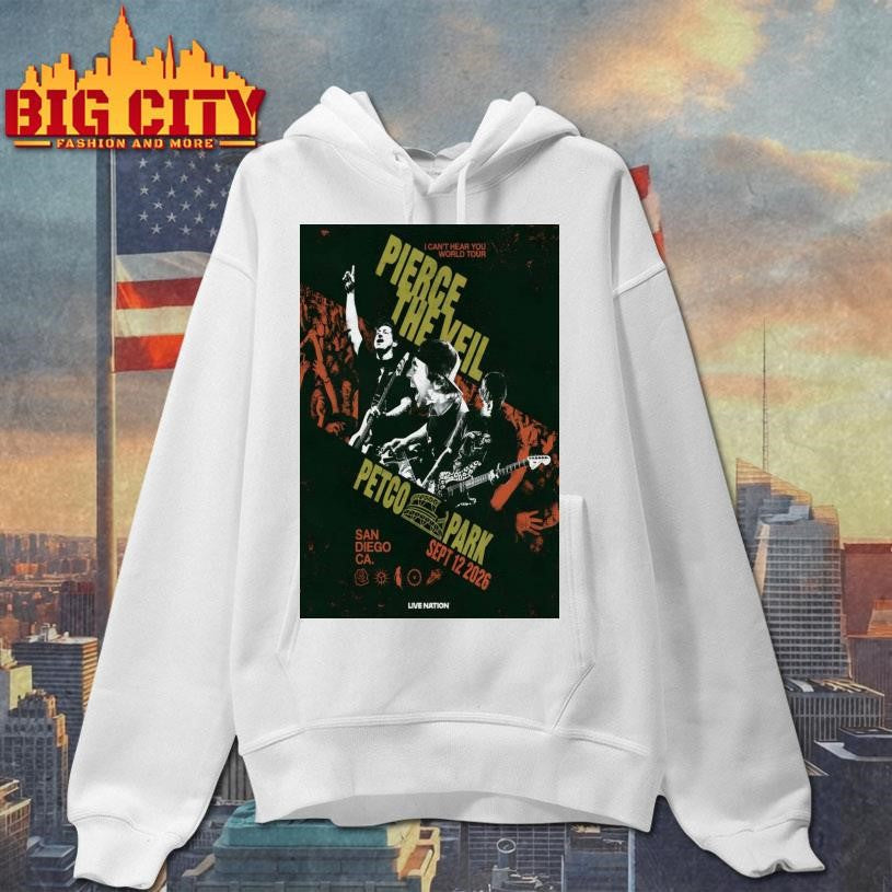 Pierce The Veil Tour San Diego CA On Sept 12 2026 Poster Shirt