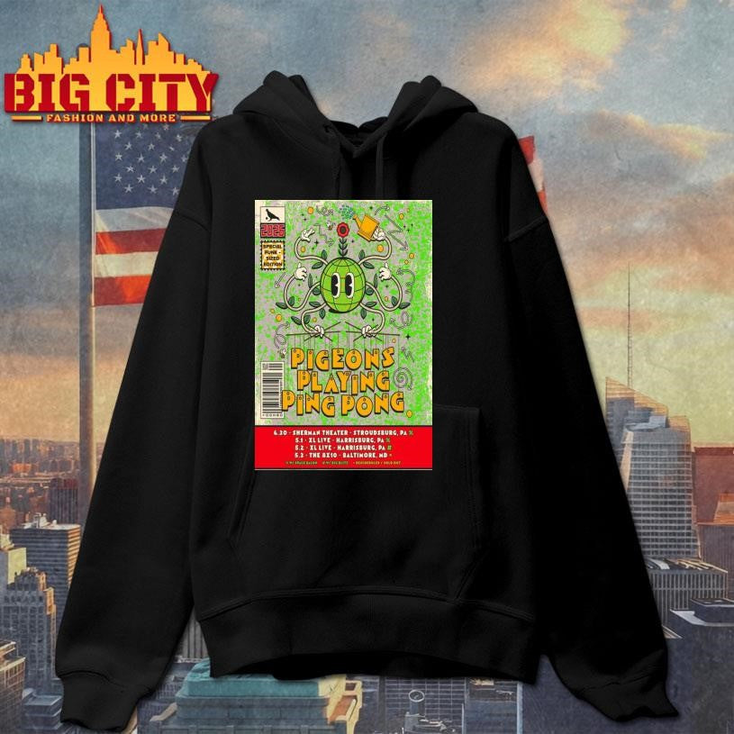 Pigeons Playing Ping Pong Pennsylvania Tour 2026 Poster Shirt