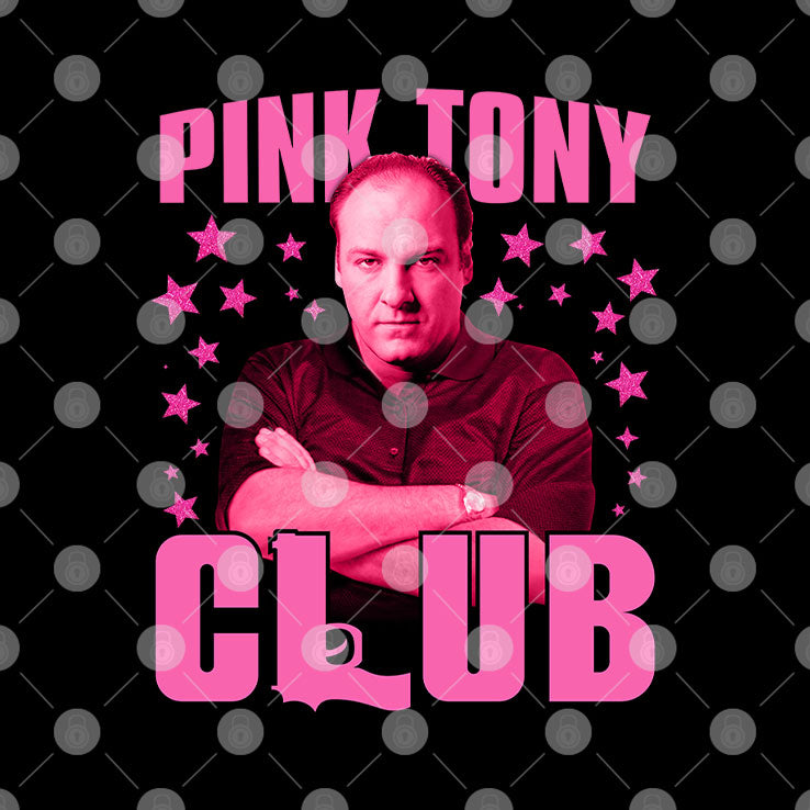Pink Tony Club Tony Soprano T Shirt