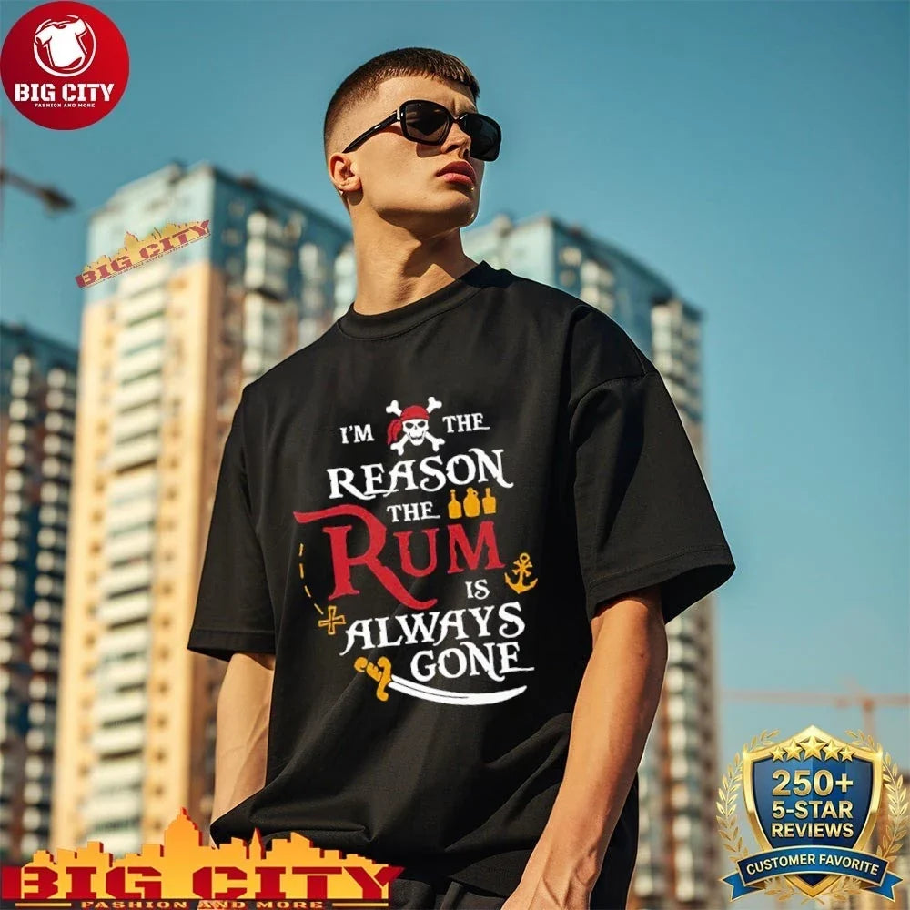 Pirate I’m The Reason The Rum Is Always Gone shirt