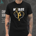 Pittsburgh Baseball Nurse T Shirt It’s A Work Of Heart Stethoscope Design