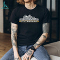 Pittsburgh Football Legends Skyline Word Art T Shirt