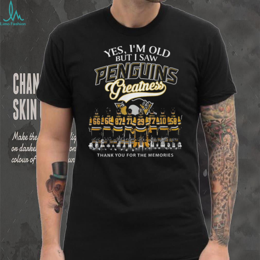 Pittsburgh Hockey Legends Autograph Team History Fan T Shirt