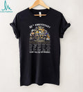 Pittsburgh Penguins 60th Anniversary 1967 2027 Hockey Players Signatures Skyline Gold T Shirt