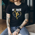 Pittsburgh Pirates Nurse Heart Stethoscope Baseball Gift T Shirt