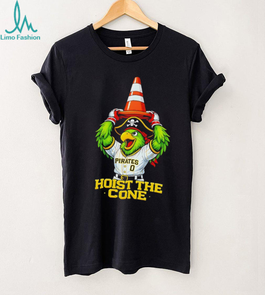 Pittsburgh Pirates Parrot Hoist The Cone Baseball Mascot T Shirt