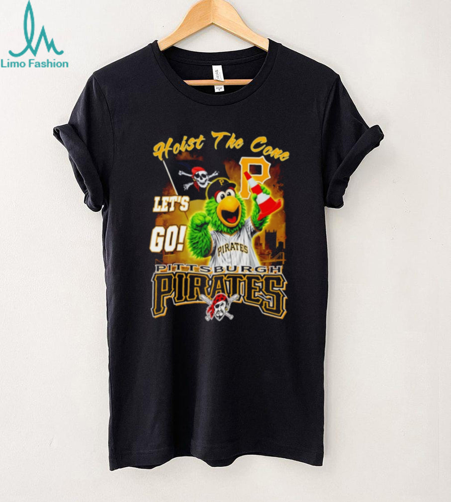 Pittsburgh Pirates Pirate Parrot “Hoist The Cone” Let’s Go Baseball T Shirt