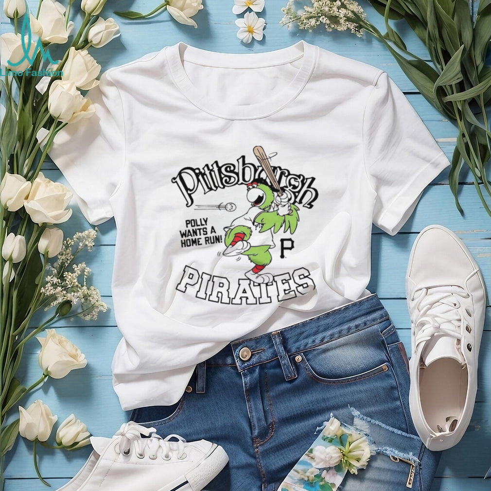 Pittsburgh Pirates Polly Mascot “Polly Wants A Home Run” T Shirt