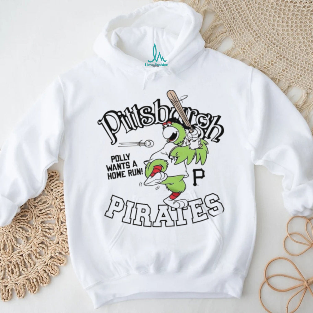 Pittsburgh Pirates Polly Mascot “Polly Wants A Home Run” T Shirt