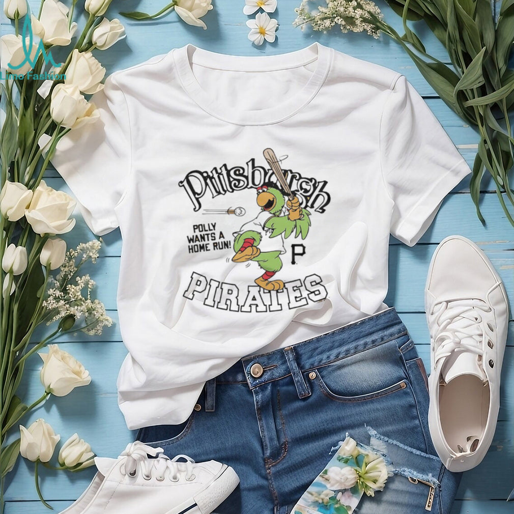 Pittsburgh Pirates Polly Wants A Home Run Mascot T Shirt
