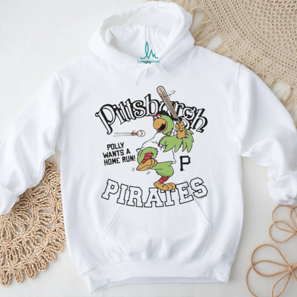 Pittsburgh Pirates Polly Wants A Home Run Mascot T Shirt