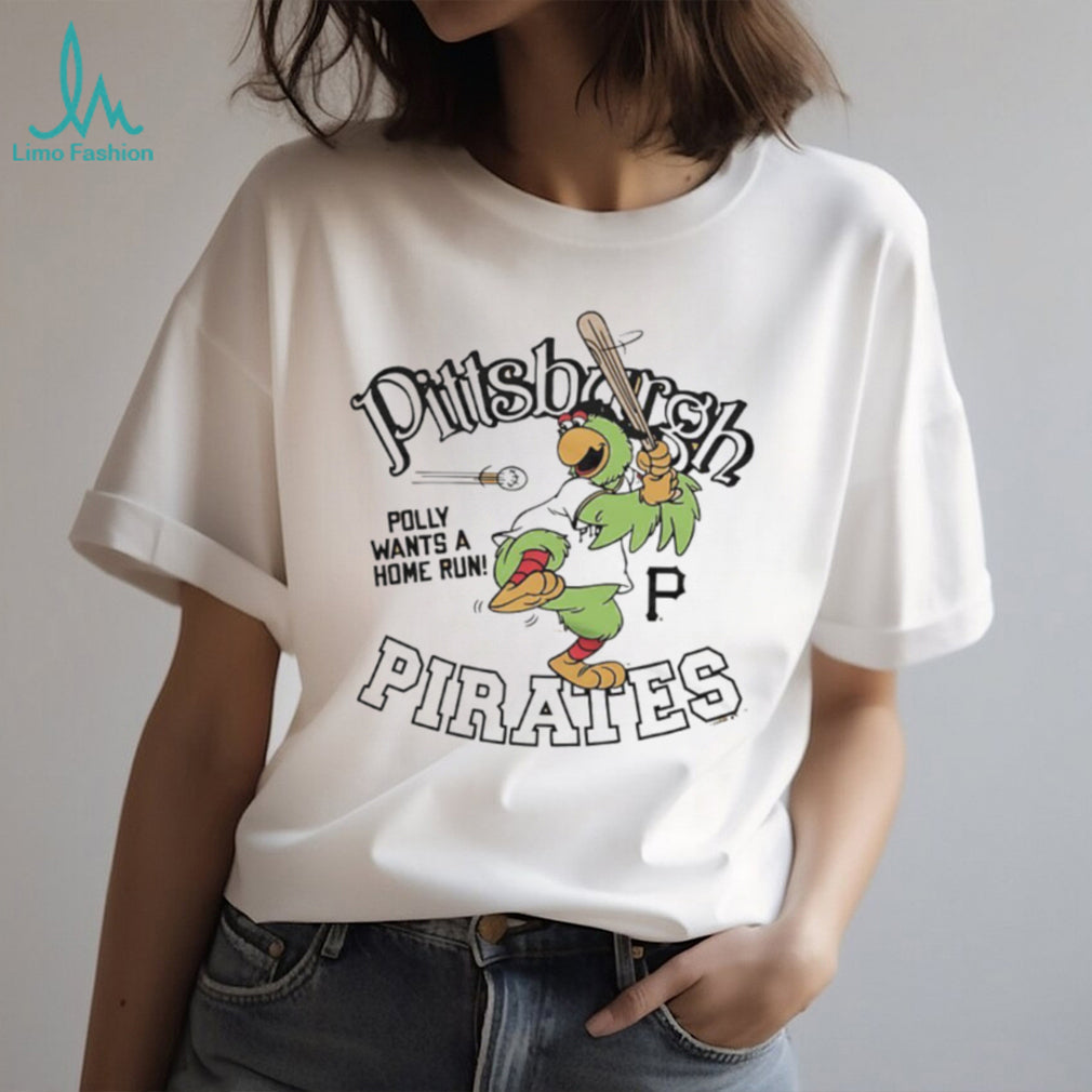 Pittsburgh Pirates Polly Wants A Home Run Mascot T Shirt