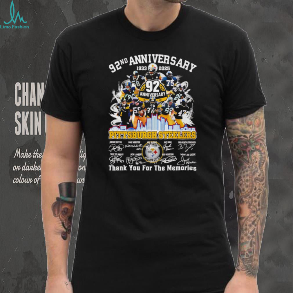 Pittsburgh ST Shirtlers 92nd Anniversary (1933 2025) Greatest Players Signature T Shirt