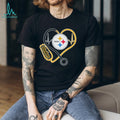 Pittsburgh ST shirtlers Heart Stethoscope Nursing Pride T Shirt