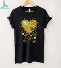 Pittsburgh Sports Teams Heart Logo Gold Hearts Fan T Shirt