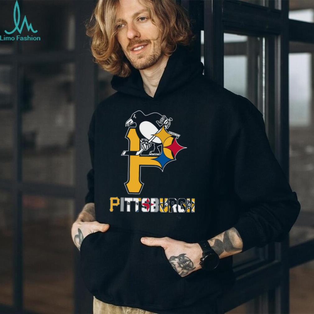 Pittsburgh Sports Teams “P” Logo ST Shirtlers Penguins Pirates T Shirt
