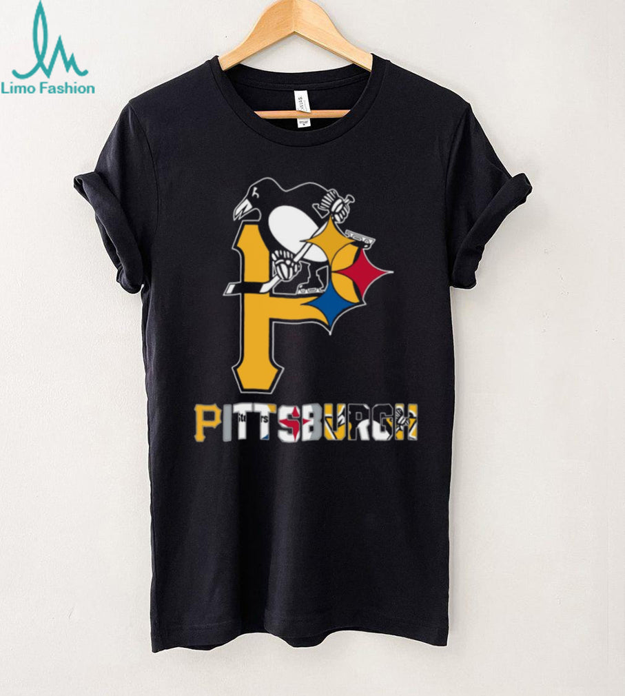 Pittsburgh Sports Teams “P” Logo ST Shirtlers Penguins Pirates T Shirt