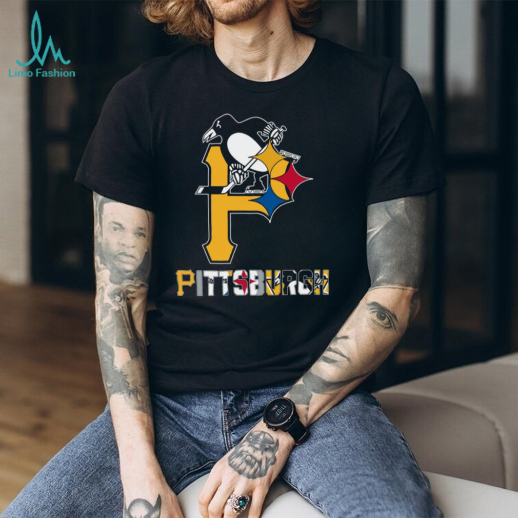 Pittsburgh Sports Teams “P” Logo ST Shirtlers Penguins Pirates T Shirt