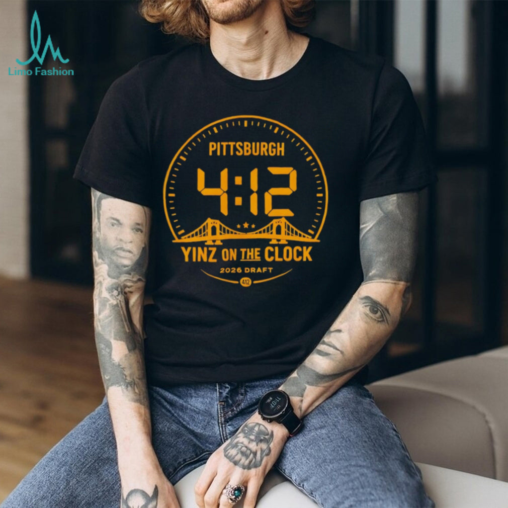 Pittsburgh Yinz On The Clock 412 Digital Draft 2026 T Shirt