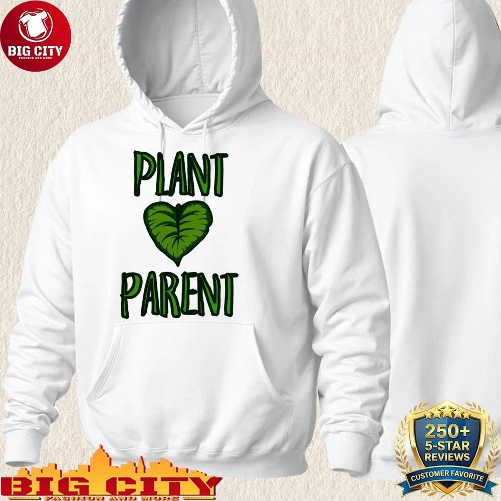 Plant Parent With Leaf Heart Shirt