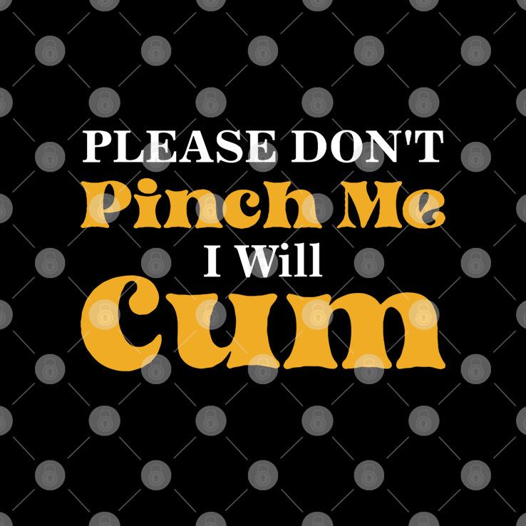 Please Don’t Pinch Me I Will Cum Funny St Patrick’s Day Shirt