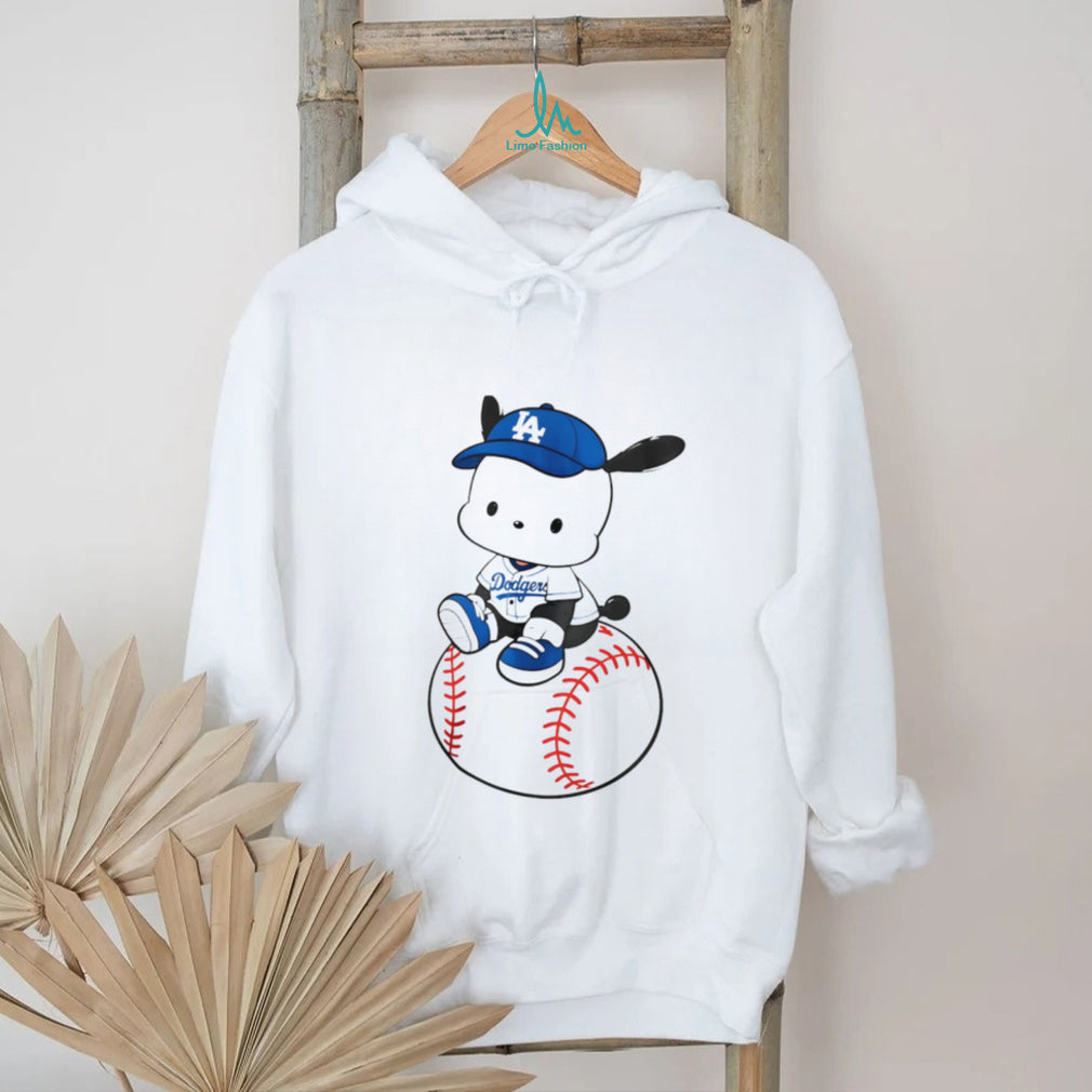 Pochacco LA Dodgers Baseball Mascot Graphic T Shirt