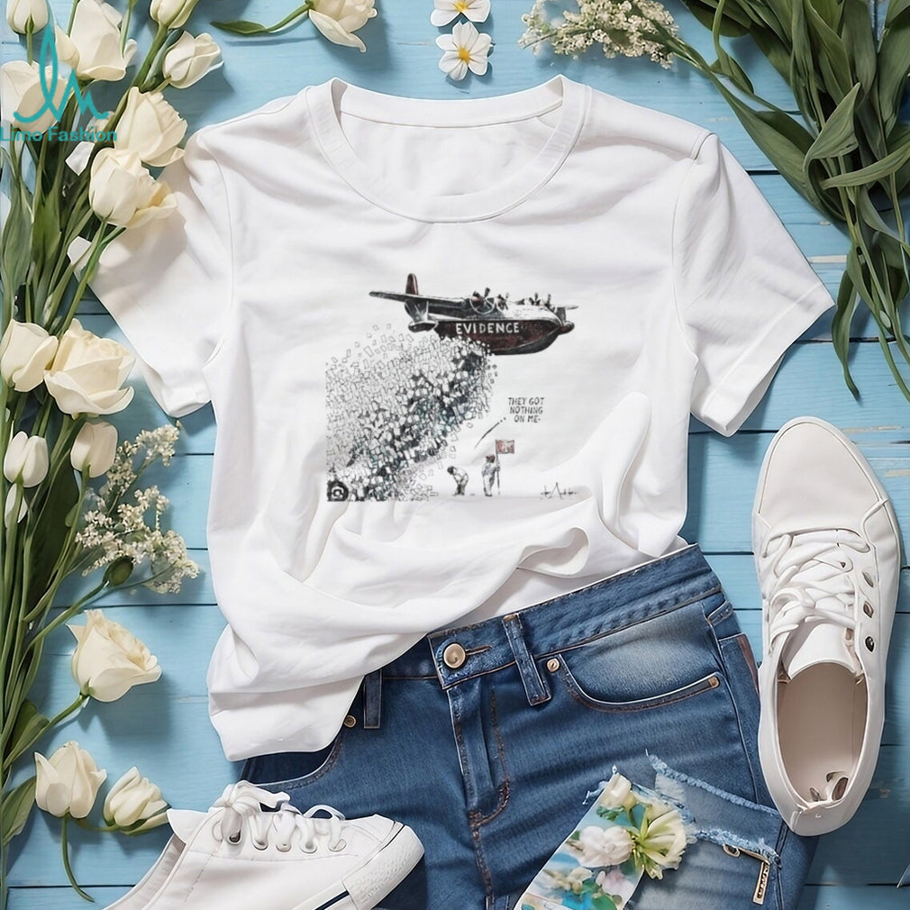 Political Satire Evidence Plane De Adder Cartoon T Shirt