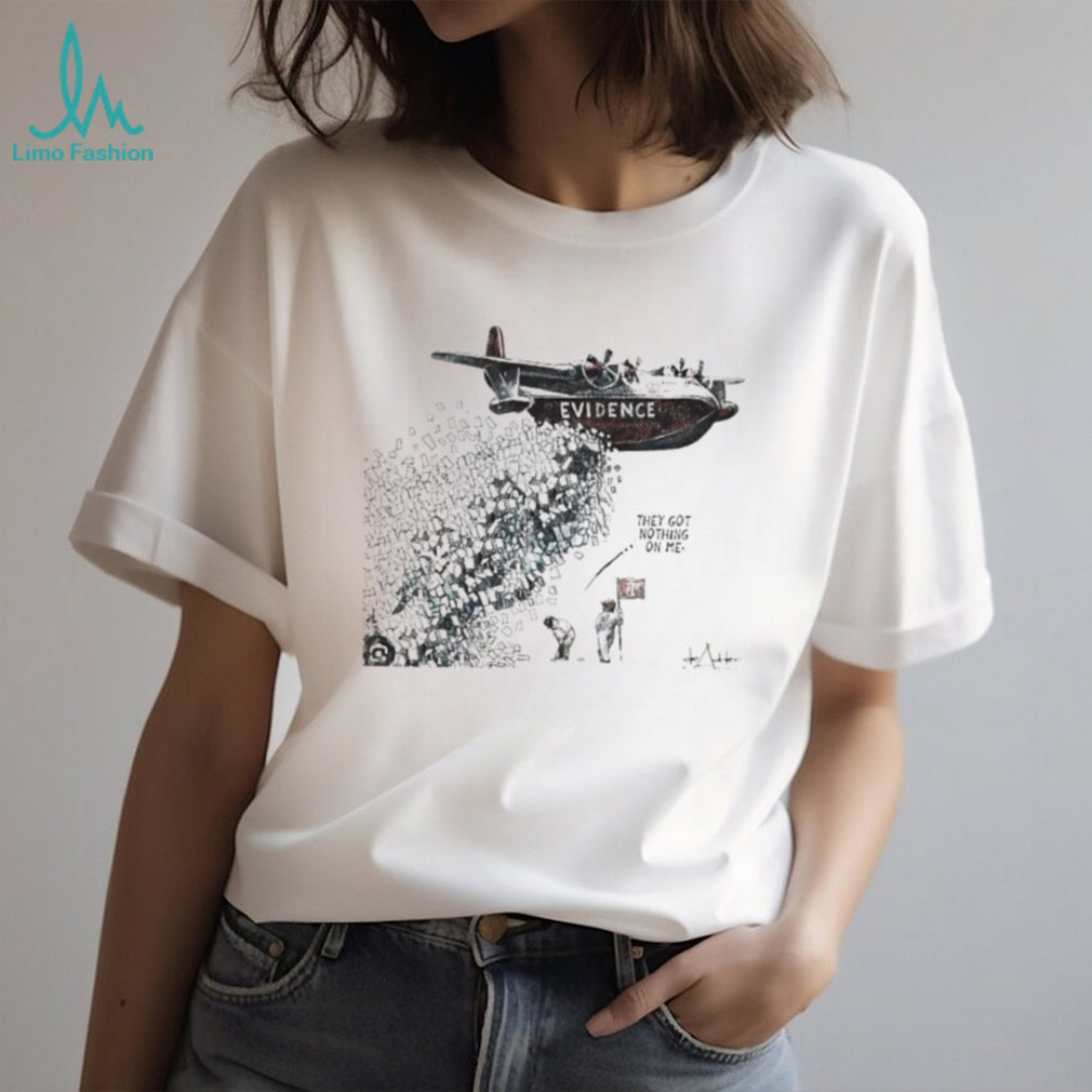 Political Satire Evidence Plane De Adder Cartoon T Shirt