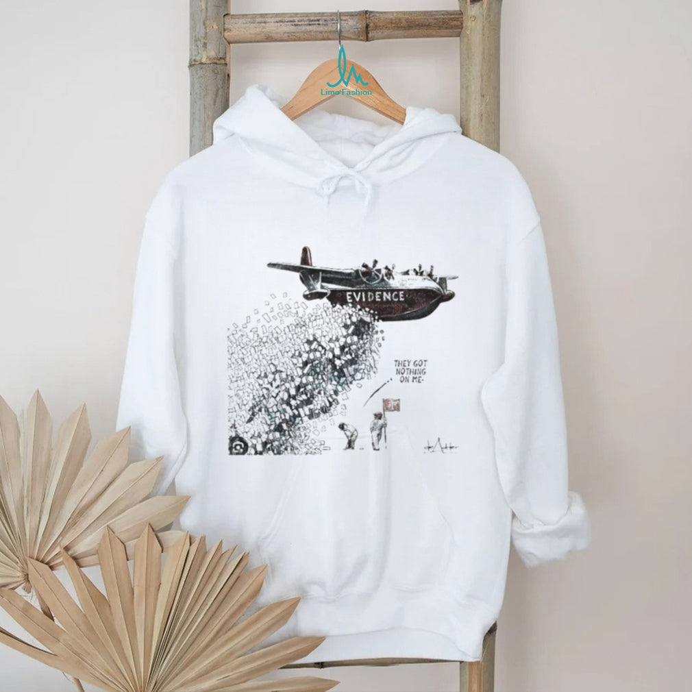 Political Satire Evidence Plane De Adder Cartoon T Shirt