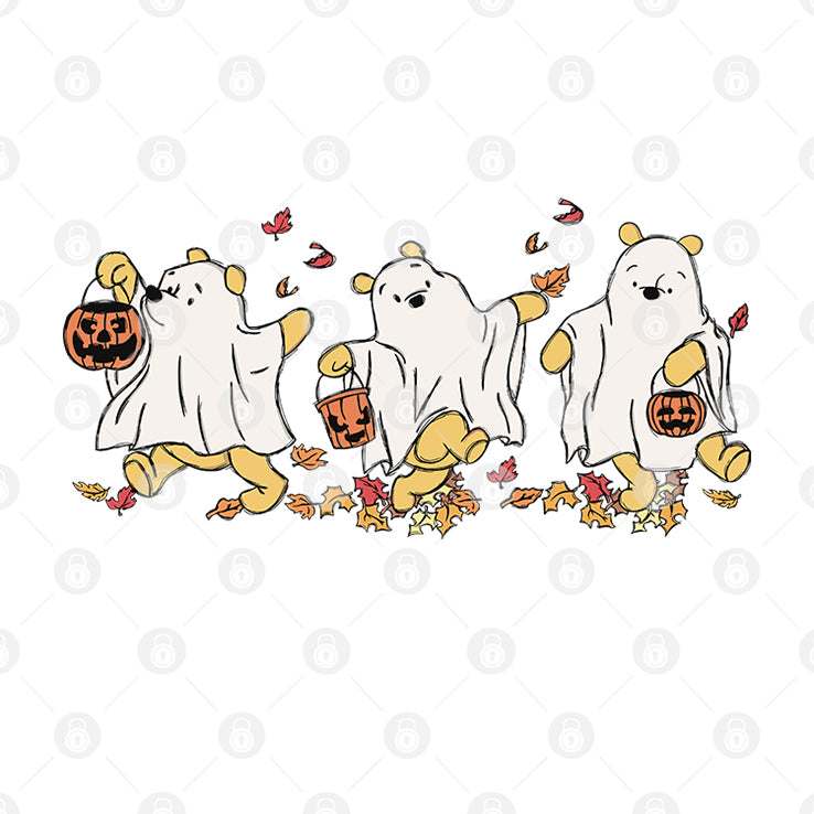 Pooh Ghost Halloween Shirt