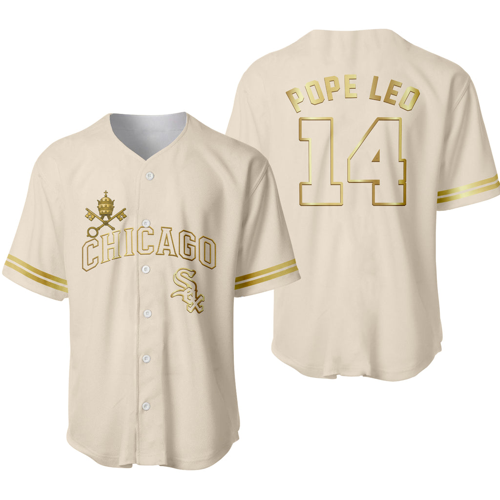 Pope Leo XIV Chicago White Sox Baseball Jersey