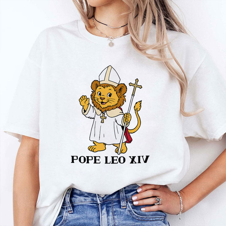 Pope Leo XIV Lion T Shirt