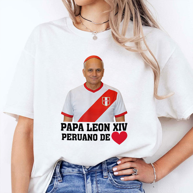 Pope Leo XIV Peruano De Peru-USA T Shirt