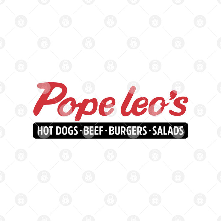 Pope Leo’s Hot Dogs Beef Burgers Salads Shirt